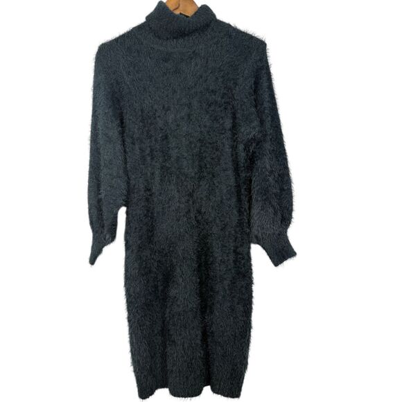 Wednesday's Girl Eyelash Midi Sweater Dress Womens Sz XS Fairy Grunge Witchy - Picture 1 of 8